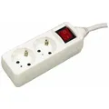 Produktbild: Mehrfachsteckdose Mit 2 Steckdosen + Schalter 1,5 M Electro Dh 36.192 8430552121939