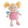 Produktbild: HABA Schutzengel Finja – Kuschelige Stoffpuppe (20 cm), perfektes Willkommensgeschenk für Babys & Kleinkinder – Waschbar bei 30 °C – 1304103001