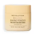 Produktbild: Revolution Loose Baking Powder – Make-up Fixierpuder mit Leuchtkraft, absorbiert Glanz & überschüssiges Öl, vegan & tierversuchsfrei, 30 g, Banana