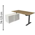 Produktbild: Kerkmann Schreibtisch Move 1, 2170, eiche, mit Sideboard, elektrisch verstellbar, 160 x 102cm