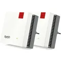 Produktbild: 2er Pack FRITZ!Repeater 1200 AX WiFi 6, Dual-Band, bis zu 3000 Mbit/s