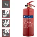 Produktbild: Pulverfeuerlöscher, Brandklassen A, B, C, Manometer, 3kg