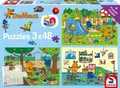 Produktbild: Schmidt Spiele KinderPuzzle - Die Maus Ein Tag mit der Maus, 3x48 Teile