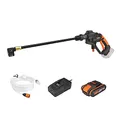 Produktbild: WORX WG620E Akku Hochdruckreiniger Hydroshot 20V – Mobiler Hochdruckreiniger inkl. Multi-Sprühdüse, 6m Schlauch, Ladegerät & 20V Li-Ion Akku