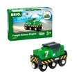 Produktbild: BRIO World 33214 Batterie-Frachtlok - Grüne Batterie-Lok mit Frontscheinwerfern - Empfohlen ab 3 Jahren