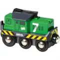 Produktbild: Brio 33214 - Batterie Frachtlok, Holzeisenbahn, Holzspielzeug, NEU