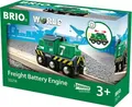 Produktbild: BRIO 33214 - FRACHTLOK - BRIO WORLD - BATTERIELOK # NEU OVP