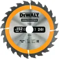 Produktbild: DEWALT Kreissägeblatt Handkreissäge 152/20 mm 24WZ DT1930-QZ