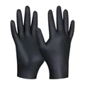 Produktbild: Gebol Black Nitril Ultra Strong puderfrei | 80 Stück | Größe L (Gr 9) | Premium Einweghandschuhe mit perfekter Passform | wasserfeste, praktische Nitrilhandschuhe | für Damen & Herren | schwarz