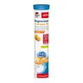 Produktbild: Doppelherz Nahrungsergänzungsmittel Magnesium + Calcium + D3 - 15 Brausetabletten mit Orangen-Maracuja-Geschmack für Muskeln und Knochen.