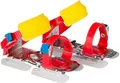 Produktbild: Nijdam  Gleitschuhe Kinder (verstellbar) von 24-34 Farbe:Rot/Blau/Gelb Neu