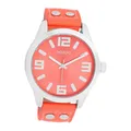 Produktbild: Oozoo Damen Armbanduhr Timepieces Analog Leder orange rot UOC1073A