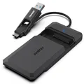 Produktbild: BENFEI Festplattengehäuse 2,5 Zoll, USB C 3.2 Gen 2 / USB Typ-A auf SATA III bis zu 6 Gbps Externes Gehäuse für SSD und HDD (Optimiert für SSD, unterstützt UASP SATA III)