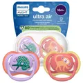 Produktbild: NEU Philips Avent Ultra Air SCF349 47 Schnuller 18m Silikon 2er Set