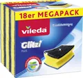 Produktbild: Vileda Geschirrschwamm Vileda Topfreiniger Glitzi Plus Mega-Pack 18er