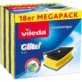 Produktbild: Vileda Glitzi Plus Topfreiniger 18er Pack Spülschwamm Küche Schwamm antibakteri