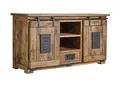 Produktbild: Massivmoebel24 Sideboard RAILWAY (Massivholz), Mango 128x45x70 natur lackiert RAILWAY #102