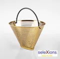 Produktbild: seleXions®: GF4M Gold Kaffee-Dauerfilter (Filter Nr. 4) aus Ganzmetall