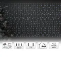 Produktbild: 240 LED Lichterkette Lichtvorhang Lichternetz Dekoration IP44 Kaltweiß 2 x 1,5 m
