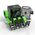 Produktbild: Hardtwerk® Spanngurte mit Ratsche (4 Stück) - 6m, 1000kg Greifkraft, TÜV & GS Zertifiziert - Vielseitige Ratschenzurgurte für den Professionellen Gebrauch - Anhänger, Gepäck & Camping, Grün
