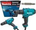 Produktbild: Makita Schlagbohrschrauber Schlagbohrmaschine Schlagschrauber + Doppelbit HP0300