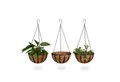 Produktbild: relaxdays Blumenampel 3er Set 30 cm
