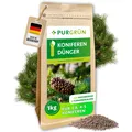 Produktbild: Purgrün Koniferendünger, NPK 8+4+5, Magnesium für grüne Nadeln, 1 kg