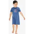 Produktbild: Schiesser Nachthemd Nightwear Schlafkleid, Nachtkleid, Schlafhemd blau 92 EU