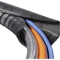 Produktbild: Hellermanntyton Twist-in Geflochtene Schlauch Schwarz 10-13 Mm