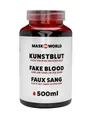 Produktbild: Maskworld Theaterschminke Kunstblut 500 ml Filmblut - Halloween Kostüm Deko (1-tlg), Fließt und wirkt wie echtes Blut – ideal für alle Anwendungen, bei