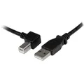 Produktbild: StarTech.com 2m USB 2.0 A auf B Kabel links gewinkelt - St/St - USB Druckerkabel - USB-Kabel - USB Typ B (M)