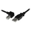 Produktbild: StarTech.com 2m USB 2.0 A auf B Kabel links gewinkelt - St/St - USB Druckerkabel - USB-Kabel - USB Typ B (M)