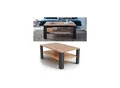 Produktbild: VICCO Couchtisch Anthrazit Sandeiche 100 x 60 cm - Wohnzimmertisch Beistelltisch Kaffeetisch