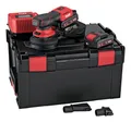 Produktbild: Flex ORE 2-125 18-EC/2.5 Set Akku-Exzenterschleifer mit Drehzahlregelung 18 V 2 x 2,5 Ah Li-Ion in L-BOXX - 532083