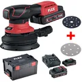 Produktbild: Flex ORE 2-125 18-EC - Set  Akku-Exzenterschleifer mit Drehzahlregelung 18 V / M