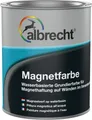 Produktbild: Lack Albrecht Magnetfarbe Grundierfarbe starke Magnethaftung dunkelgrau 750 ml