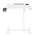 Produktbild: VASAGLE Stehtisch, Beistelltisch mit Rollen, 70 x 40 cm Tischplatte LSDB35600W01