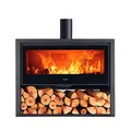 Produktbild: Panadero Allegro Ecodesign Holzofen - Holz - 9 kW - Modern - Sauberes Glassystem - Freistehend - Gut isolierte Umgebungen - 240 m³ - A+