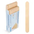 Produktbild: 100x ARNOMED® Holzspatel, Holzstäbchen für Eis, Basteln & Waxing, Einweg Holzstiele, Eisstiele, Zungenspatel, Bastelholzstäbchen, Wooden Sticks, Mundspatel, Rührstäbchen aus Holz