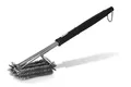 Produktbild: Enders PREMIUM GRILLBÜRSTE MIT EDELSTAHLBORSTEN 8814 Kunststoffgriff, Reinigung Stahlroste Gussroste Edelstahlroste, Grill-Zubehör, Gasgrill BBQ, schwarz
