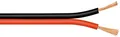 Produktbild: Lautsprecherkabel rot/schwarz CCA, 10 m, Querschnitt 2 x 0,75 mm²