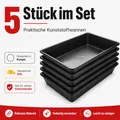 Produktbild: 5X Kunststoffwanne 20 Liter Mehrzweckwanne Altöl- Auffangwanne groß