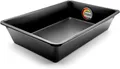 Produktbild: Kreuwel Ölauffangwanne 20 L Kunststoffwanne , 60x40x12 cm, Schwarz, Stapelbar