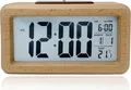 Produktbild: LED Holz Wecker Digital Alarmwecker Uhr Beleuchtet Schlummerfunktion LCD