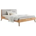 Produktbild: HASENA Massivholzbett Simone 140 x 200 cm Holz Braun Kernbuche