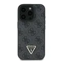 Produktbild: Guess iPhone 16 Pro Hülle Case Cover 4G Triangle Strass Crystal Rhinestone black