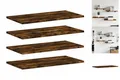Produktbild: Wandregale 4 Stk. Räuchereiche 60x30x1,5 Cm Spanplatte