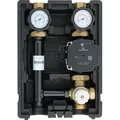 Produktbild: EcoMix EN004 Heizkreispumpengruppe mit Drei-Wege-Mischer, Festwertthermostat 25-55°C und Grundfos UPM3 Hybrid 25/7  Hocheffizienzpumpe