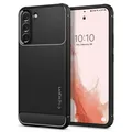 Produktbild: Spigen Rugged Armor Schutzhülle für Galaxy S22, schwarz/matt schwarz