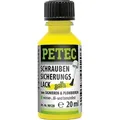 Produktbild: Petec Schraubensicherungslack Schraubenlack gelb 20ml 90120